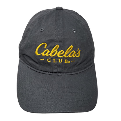 Cabela's Club Men's Slideback Hat Gray Size OSFM Embroidered Logo