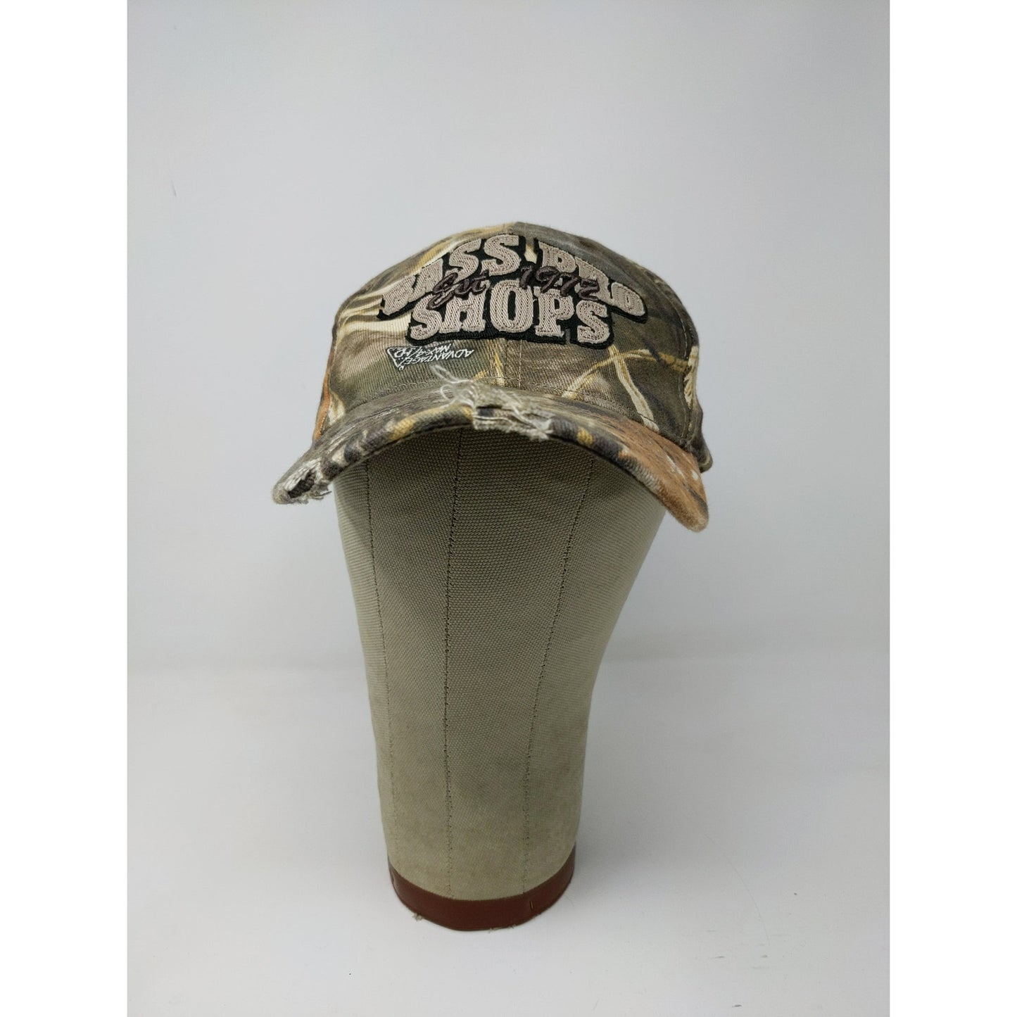 Bass Pro Shops Camo Strapback Hat OSFM Advantage Max 4 HD Camouflage Green Brown