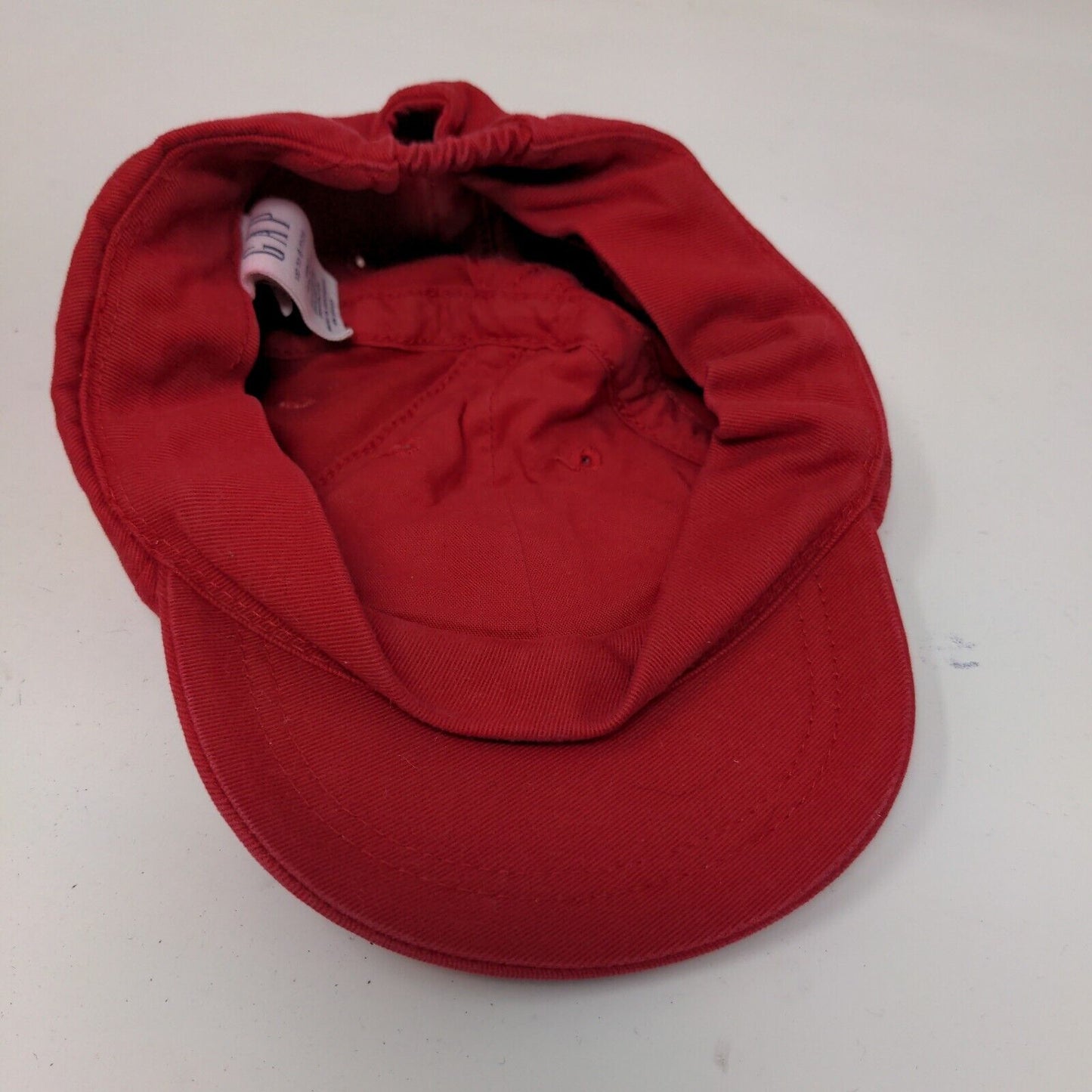 Baby Gap Boy's Stretchy Hat Red Size Up to 6 Months Embroidered Logo