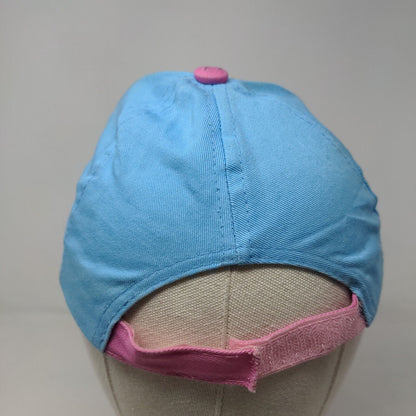 Disney Minnie Mouse Girl's Strapback Hat Blue Pink Adjustable Graphic Logo