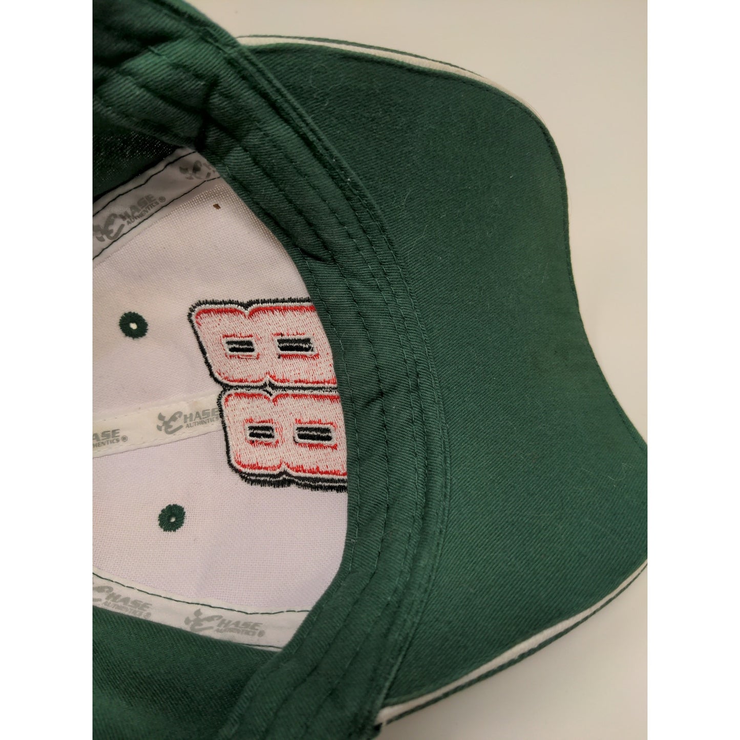 Chase Authentics NASCAR Strapback Hat #88 AMP Energy Green & White OSFM