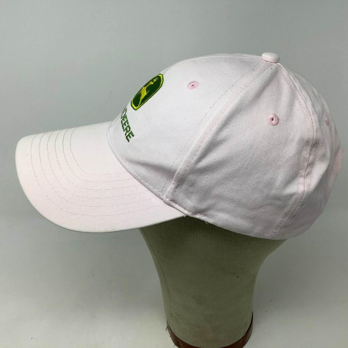 John Deere K Products Pink Hat Strapback Adjustable Embroidered Logo