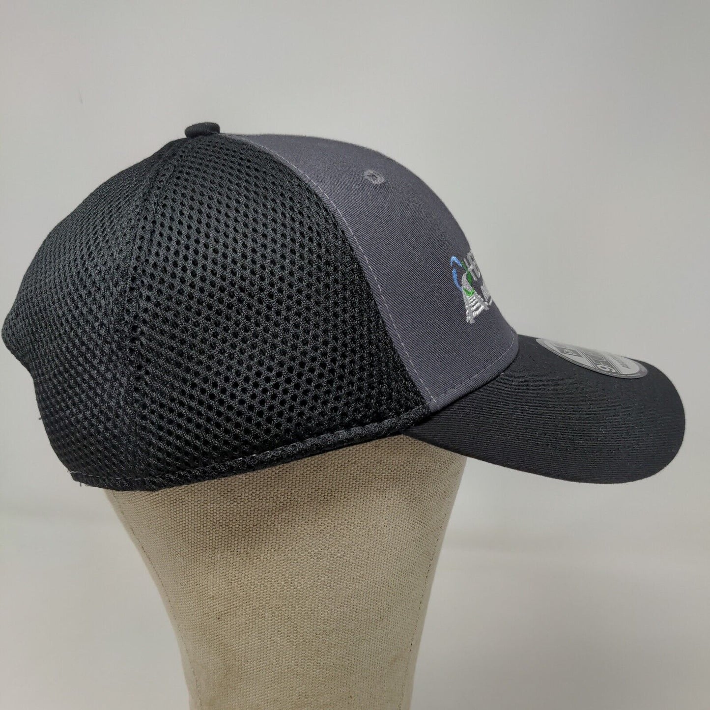 New Era Men's 9Forty Heritage Rail Division Snapback Mesh Back Hat Black OSFM