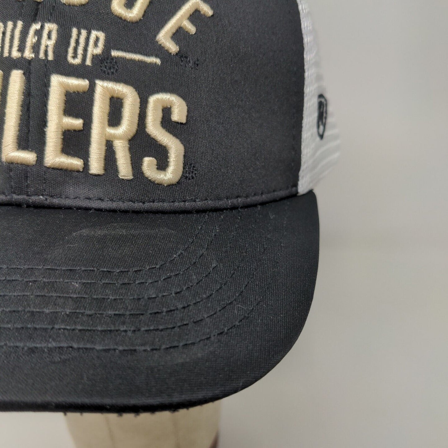 Top of the World Men's Snapback Mesh Back Purdue Boilermakers Hat Black White