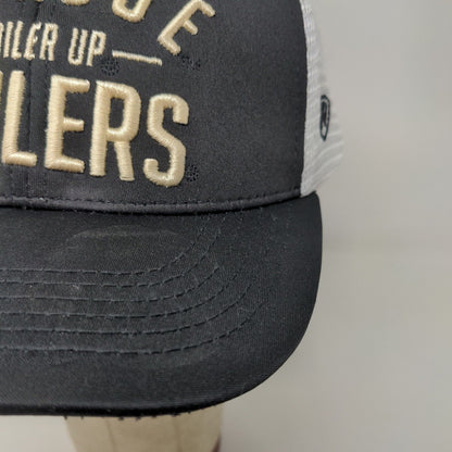 Top of the World Men's Snapback Mesh Back Purdue Boilermakers Hat Black White