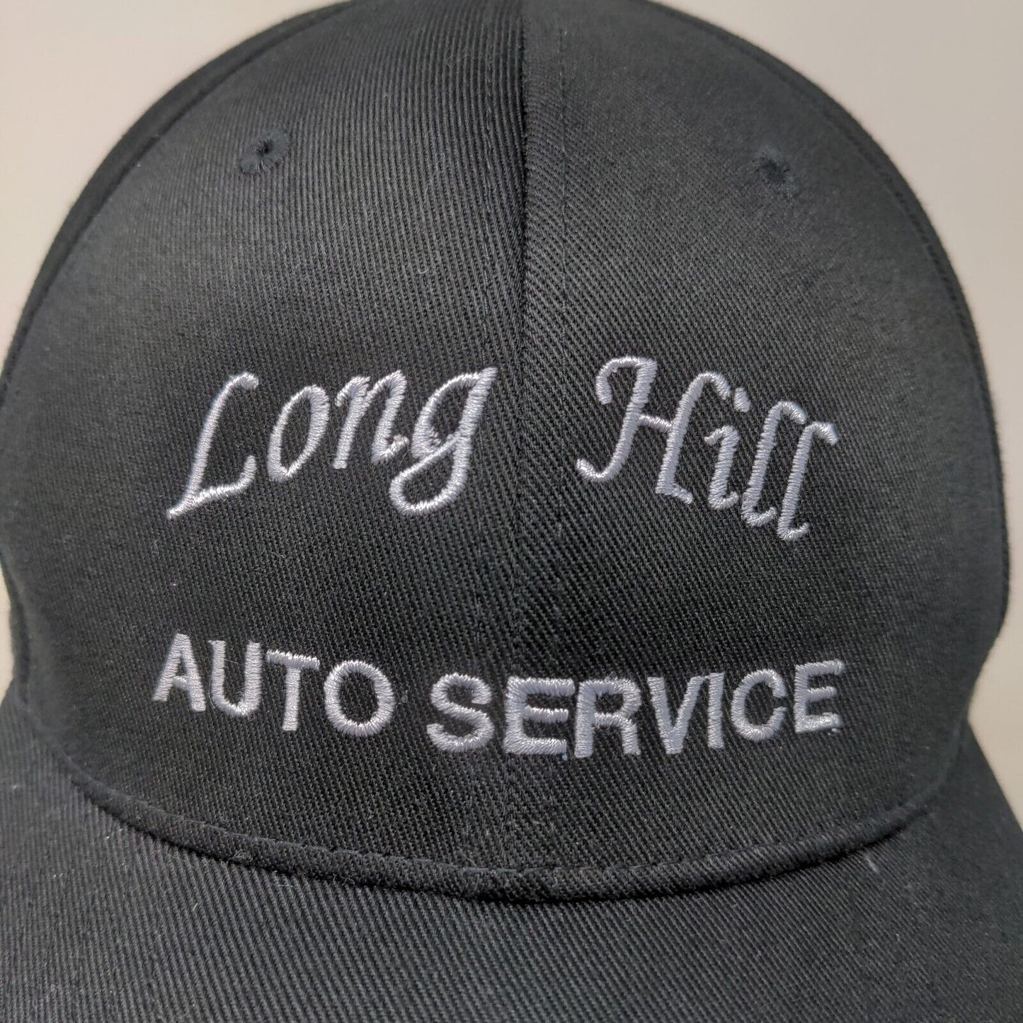 FlexFit Men's Fitted Hat Black Size L/XL Long Hill NAPA ASA AAA Auto Service Cap