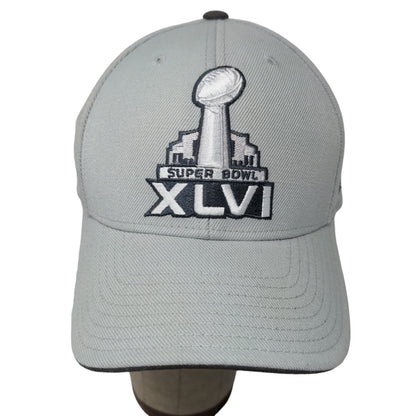 Reebok Men's NFL Super Bowl XLVI Indianapolis Colts Hat Strapback Gray OSFA