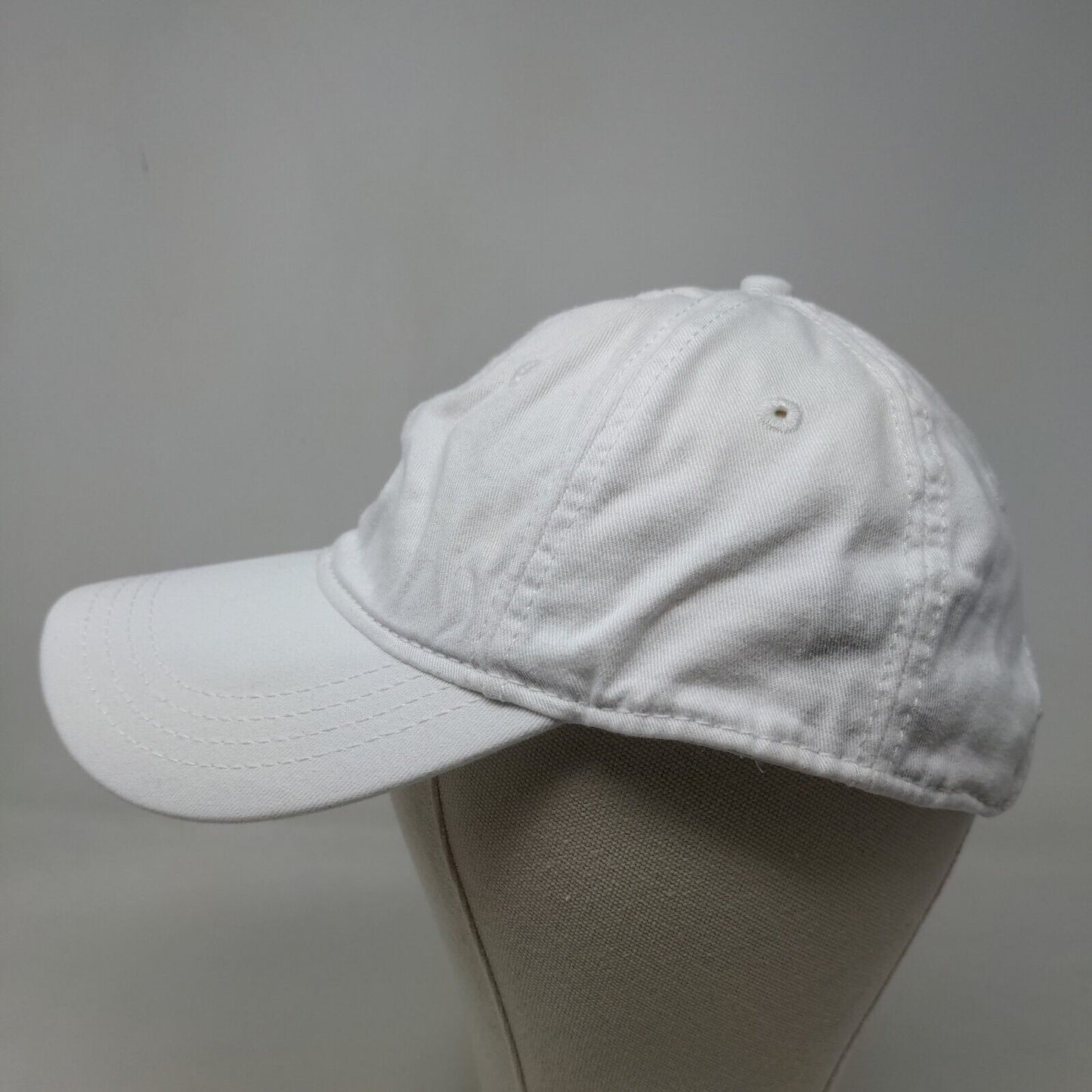 Tommy Hilfiger Men's Slideback Hat White Size OS Embroidered Logo Cotton