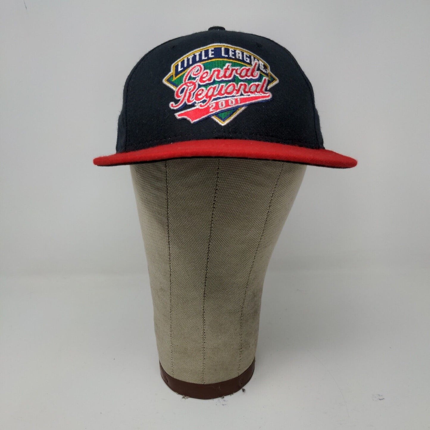 Little League Central Regional Mens Vintage 2001 Hat Black Red OSFA Snapback