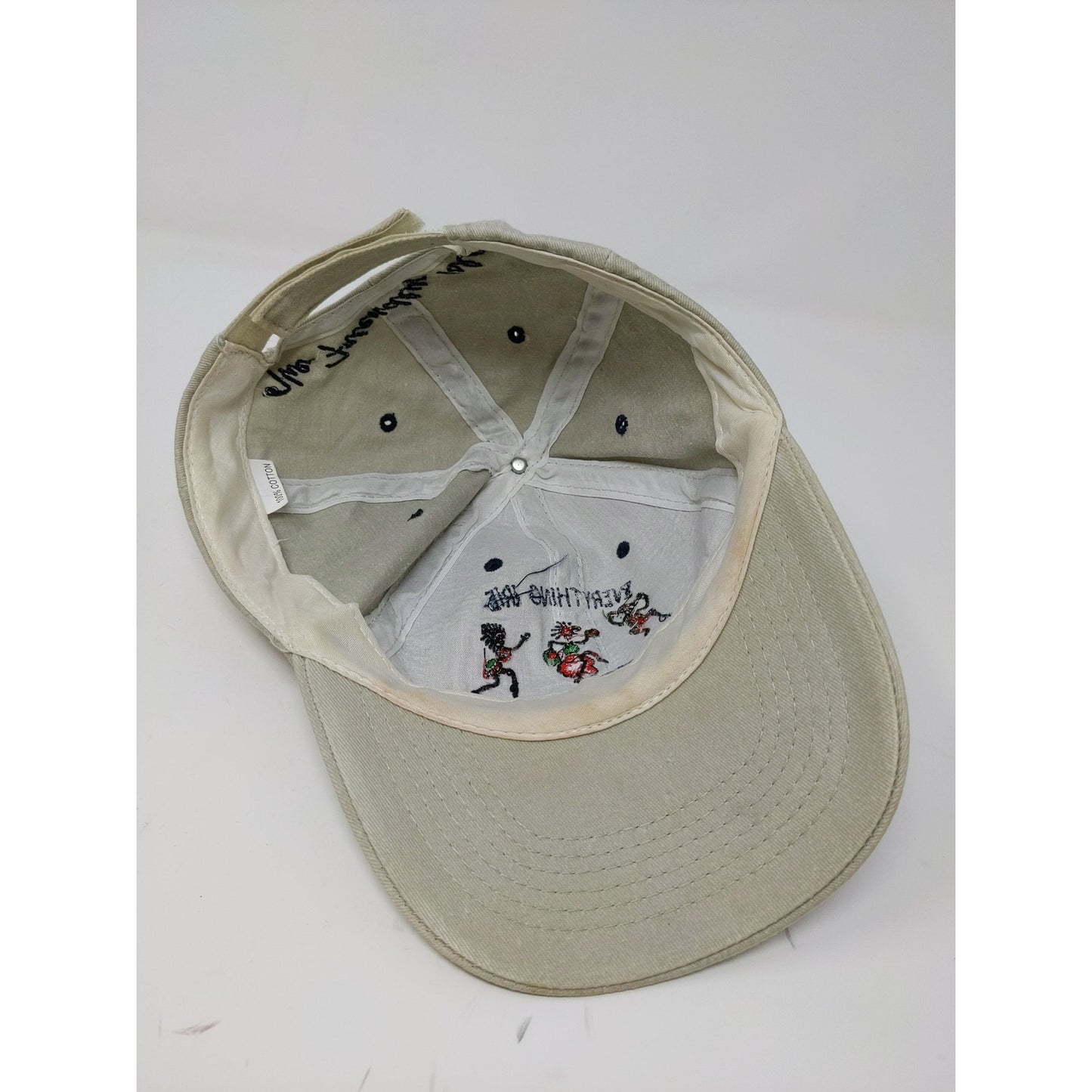 St Maarten Martin Tourist Strapback Hat Embroidered Spell Out Dancing SEE DESC