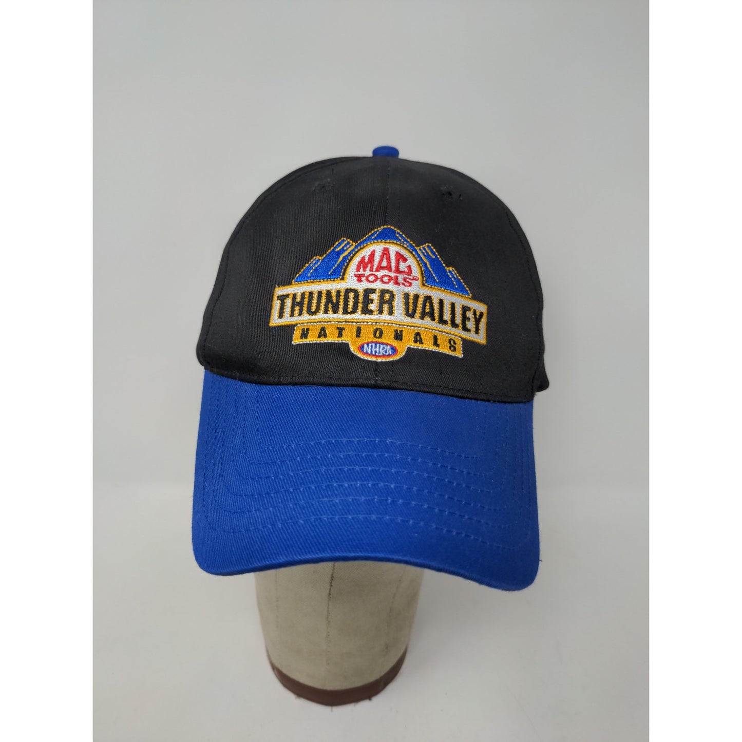 Mac Tools NHRA Thunder Valley Nationals Snapback Hat Black & Blue SEE DESC