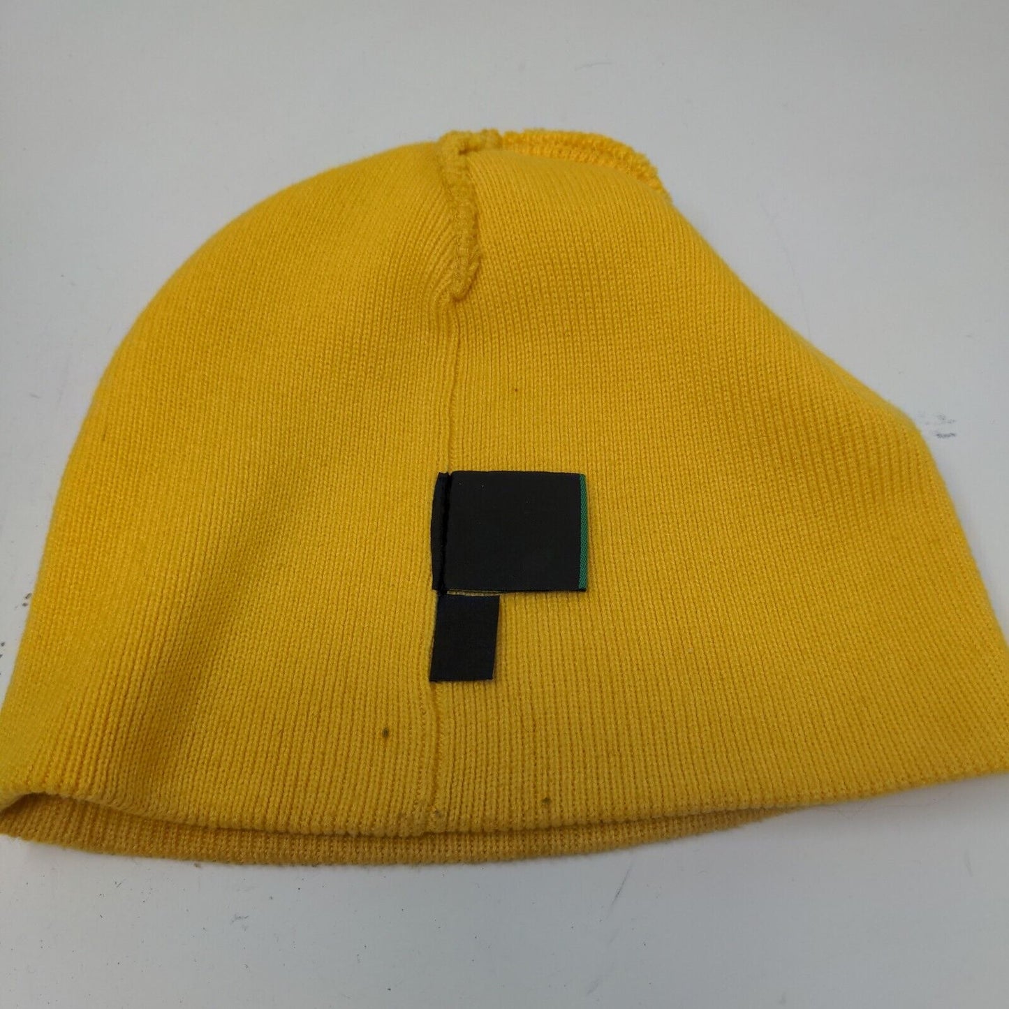 John Deere Boy's Knit Beanie Hat Yellow O/S 4-18 Embroidered Logo