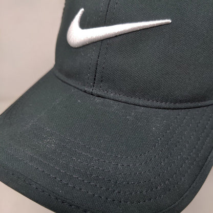 Nike Men's Baseball Cap Hat Black OSFM Embroidered Swoosh Logo