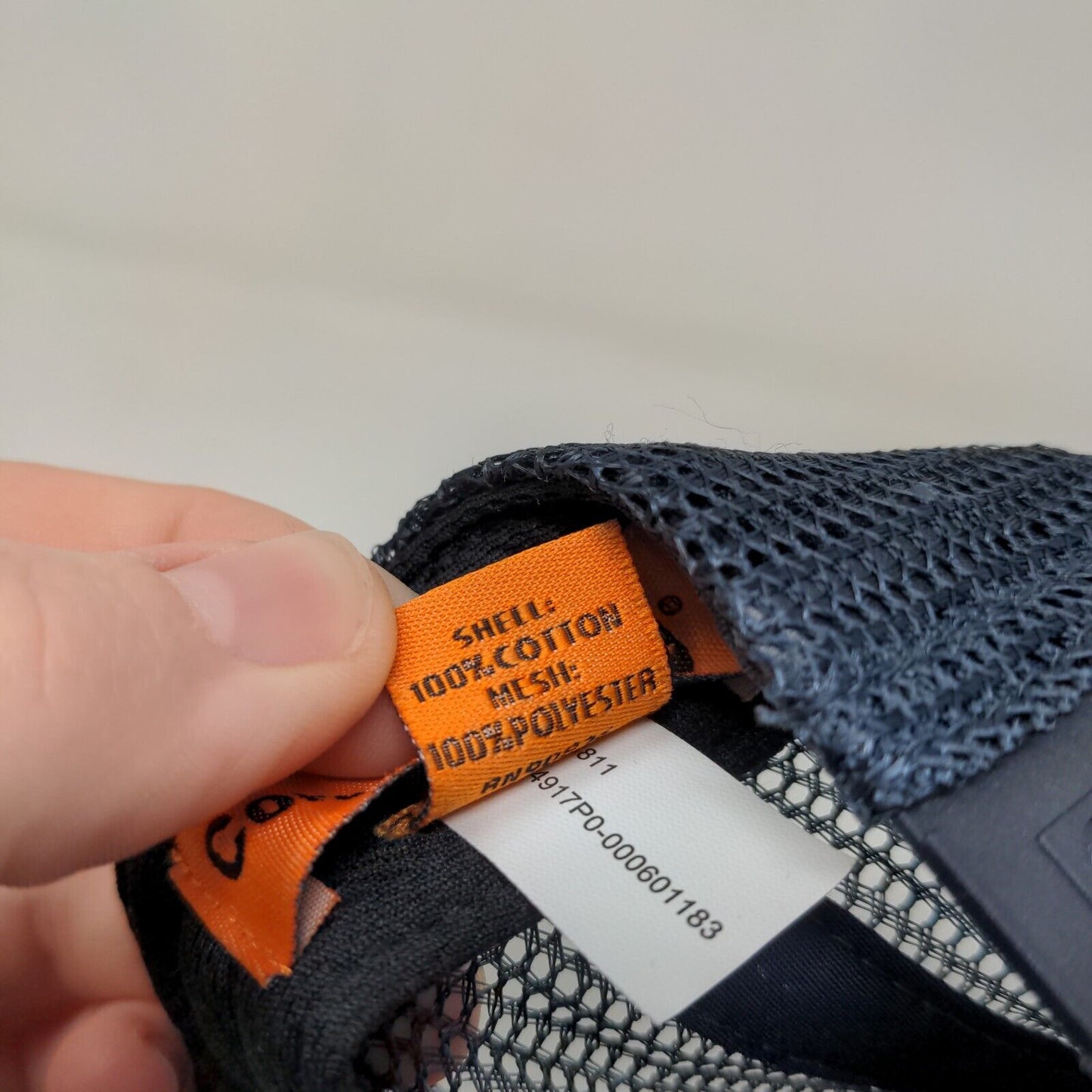 CornerStone Men's Snapback Mesh Back Hat Blue Adjustable Blank Cotton