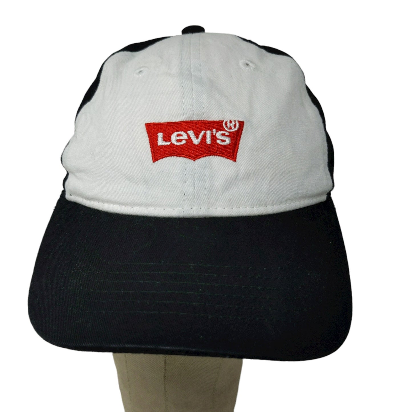 Youth Boys Levis Snapback Hat Black White Embroidered Logo SEE DESC