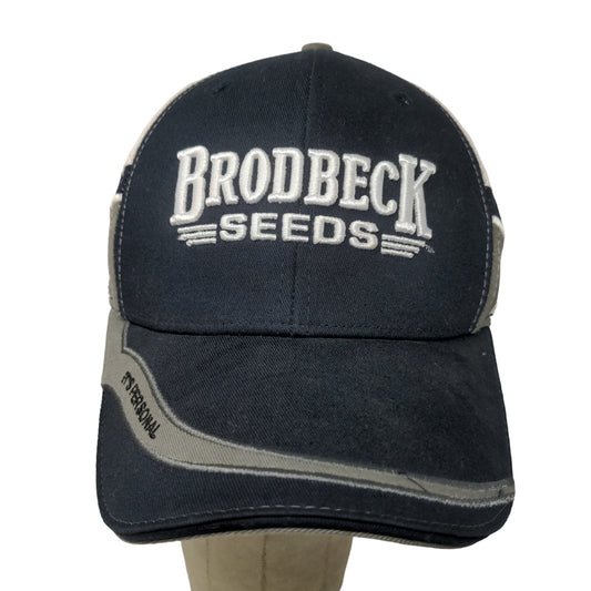 Brodbeck Seeds Men's Strapback Hat Multi OSFA Meshback Embroidered Logo