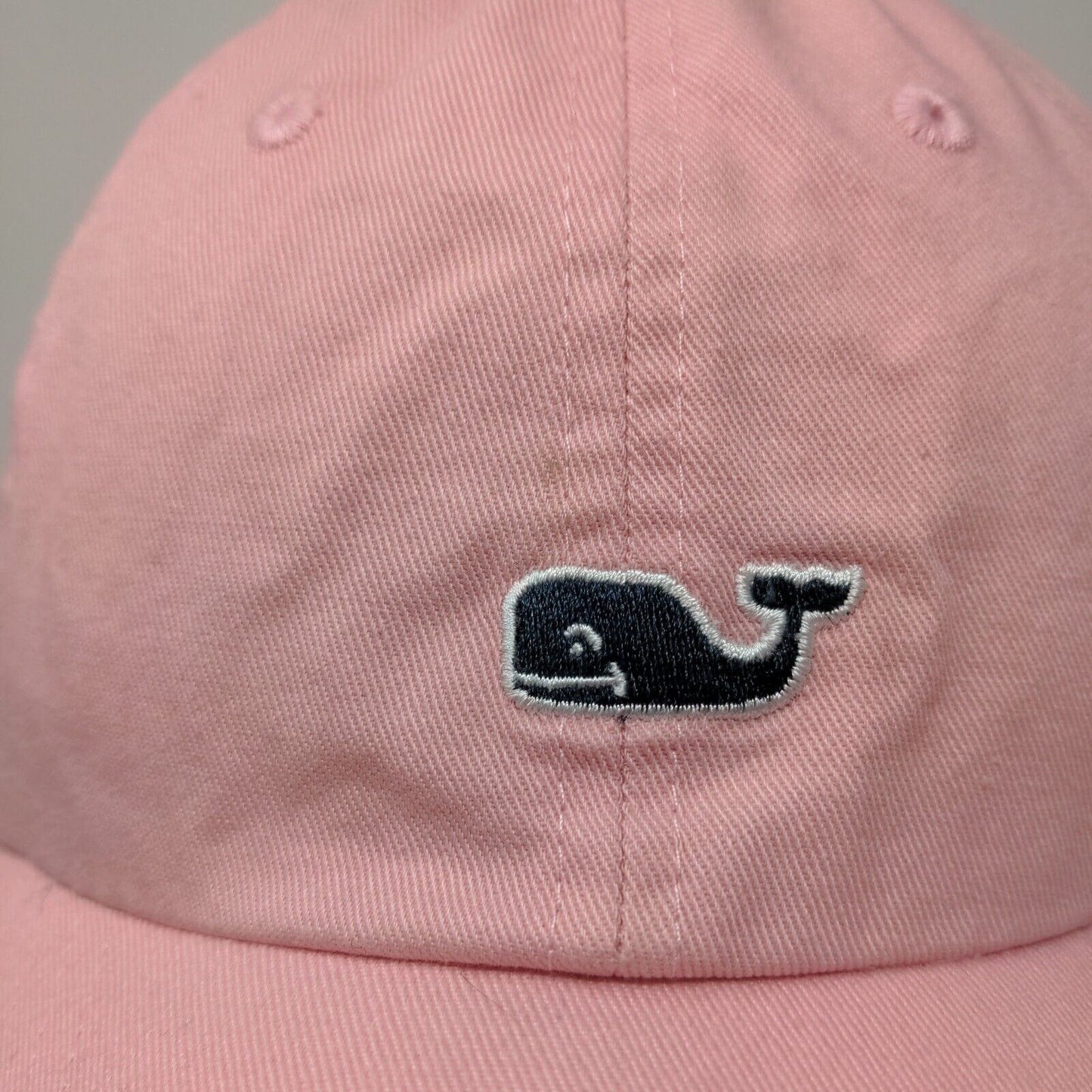 Vineyard Vines Women's Slideback Hat Pink Adjustable Embroidered Whale Logo