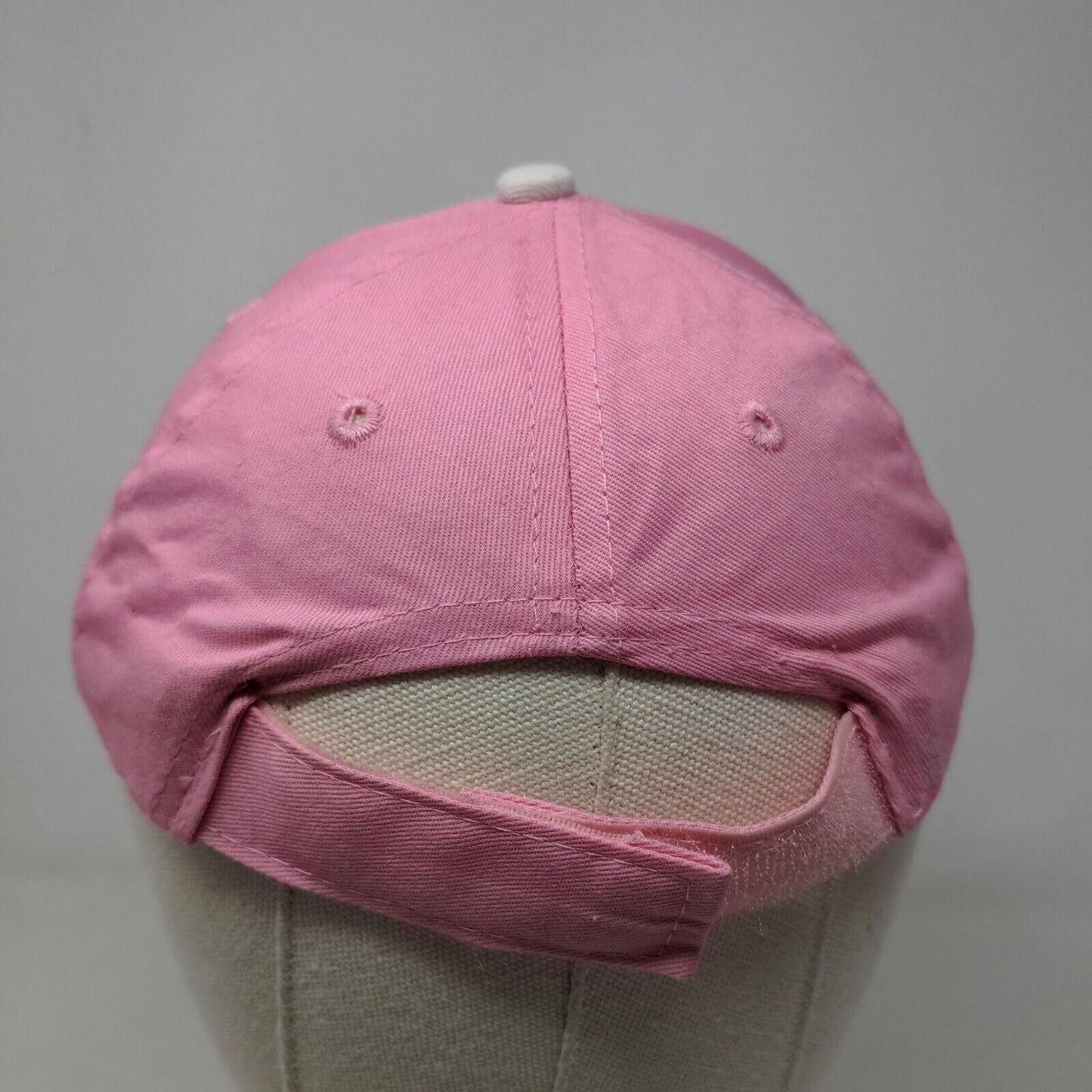 Koskash Headwear Girl's Strapback Hat White Pink 48CM Little Princess Hearts