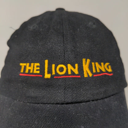 The Lion King Broadway Musical Show VIP Slideback Cap Hat Black Adjustable