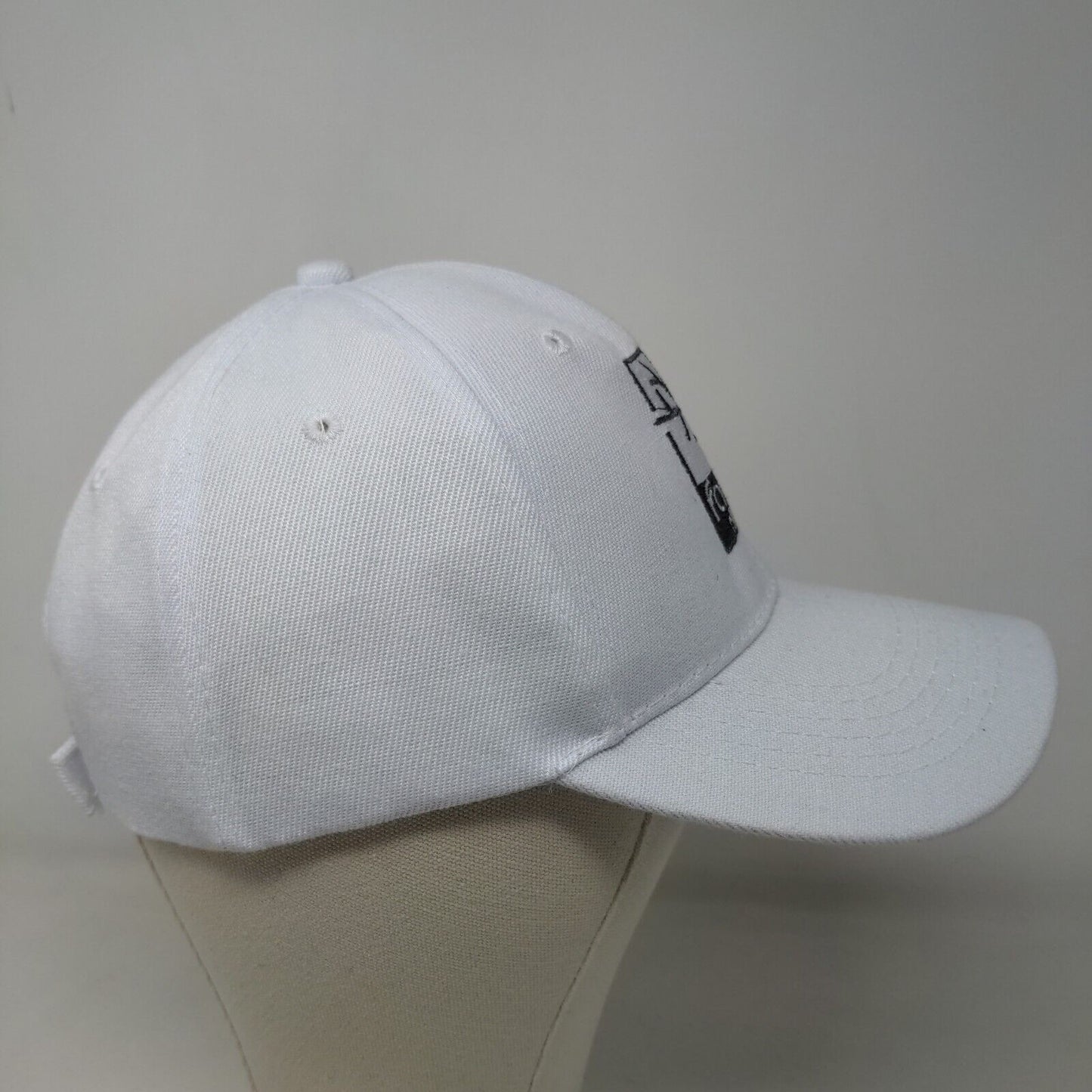 Unbranded Men's Strapback Hat White 100% Acrylic Farah Nile Cruise Logo