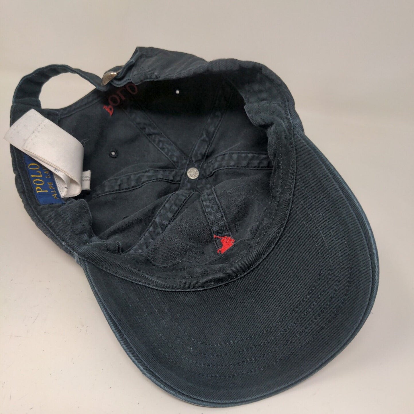 Polo Ralph Lauren Men's Slideback Hat Black Size OS Embroidered Pony Logo