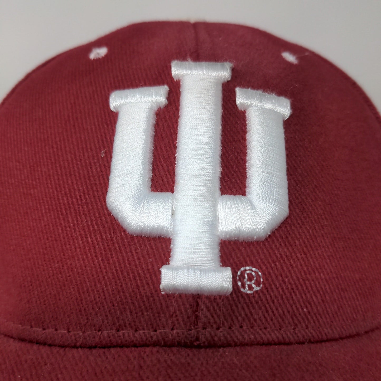 Steve & Barry's IU Indiana Hoosiers Strapback Hat Embroidered Logo Red OSFA