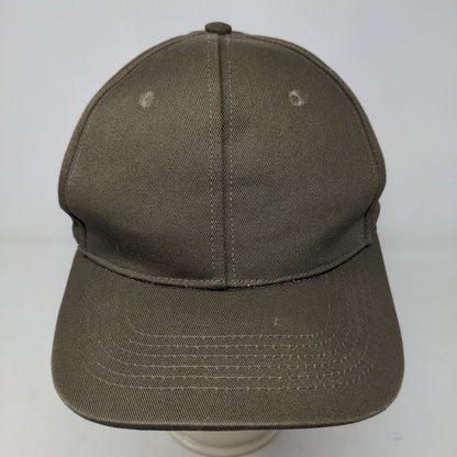 Asos Men's Snapback Hat Brown Size NS Blank 100% Cotton Vent Holes