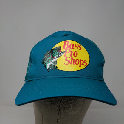 Bass Pro Shops Men's Snapback Hat Gone Fishing Trucker Cap Blue OSFM