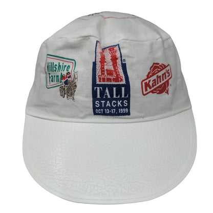 Unbranded Men's Tall Stacks '99 Hillshire Farms Kahn's Hat White Logo Vintage