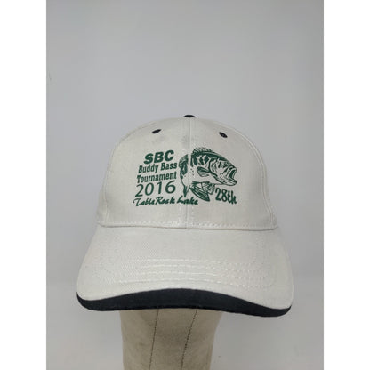 Cobra SBC 28th Buddy Bass Tournament Strapback Hat White Adjustable