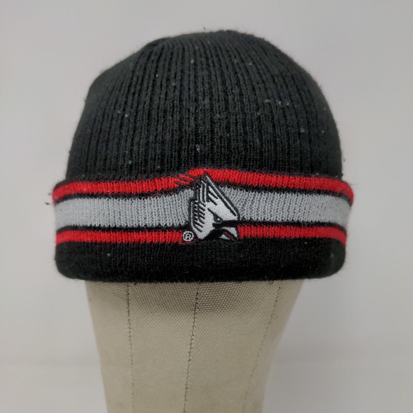 NCAA Brand Ball State Cardinals Beanie Toboggan Hat Embroidered Logo Black