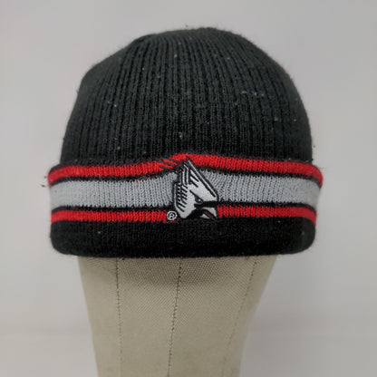 NCAA Brand Ball State Cardinals Beanie Toboggan Hat Embroidered Logo Black