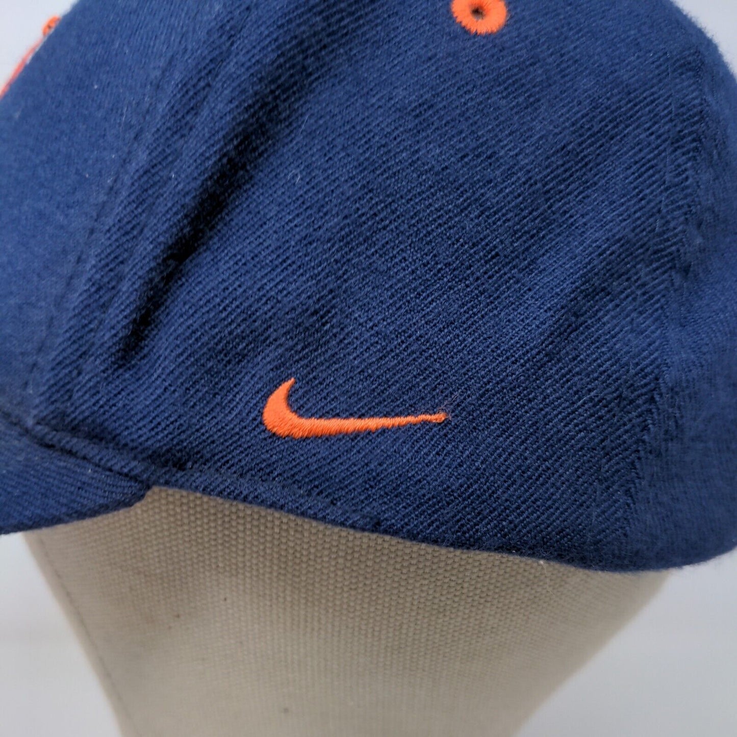 Nike Team Men's Fighting Illini Illinois Strapback Hat Blue OSFA 100% Wool