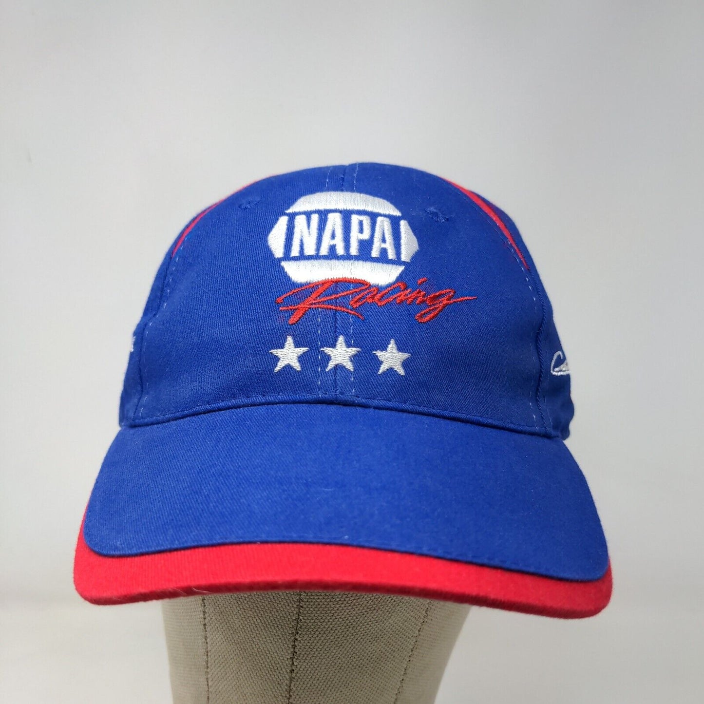Napa Racing Men's Strapback Hat Blue OSFM Embroidered Logo Fallen Heroes Fund