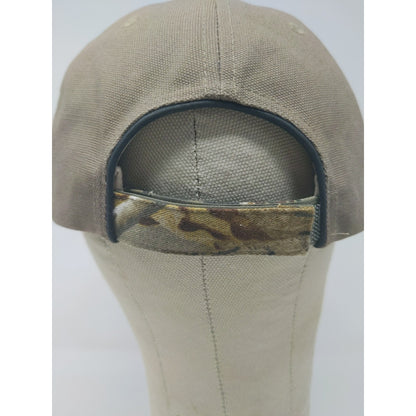 Cargill Camo & Brown Strapback Hat Embroidered Logo Spell Out K Products Cap