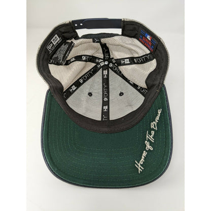 New Era 9Forty MLB Red Sox Patriotic Hat Snapback Meshback OSFM Black & White