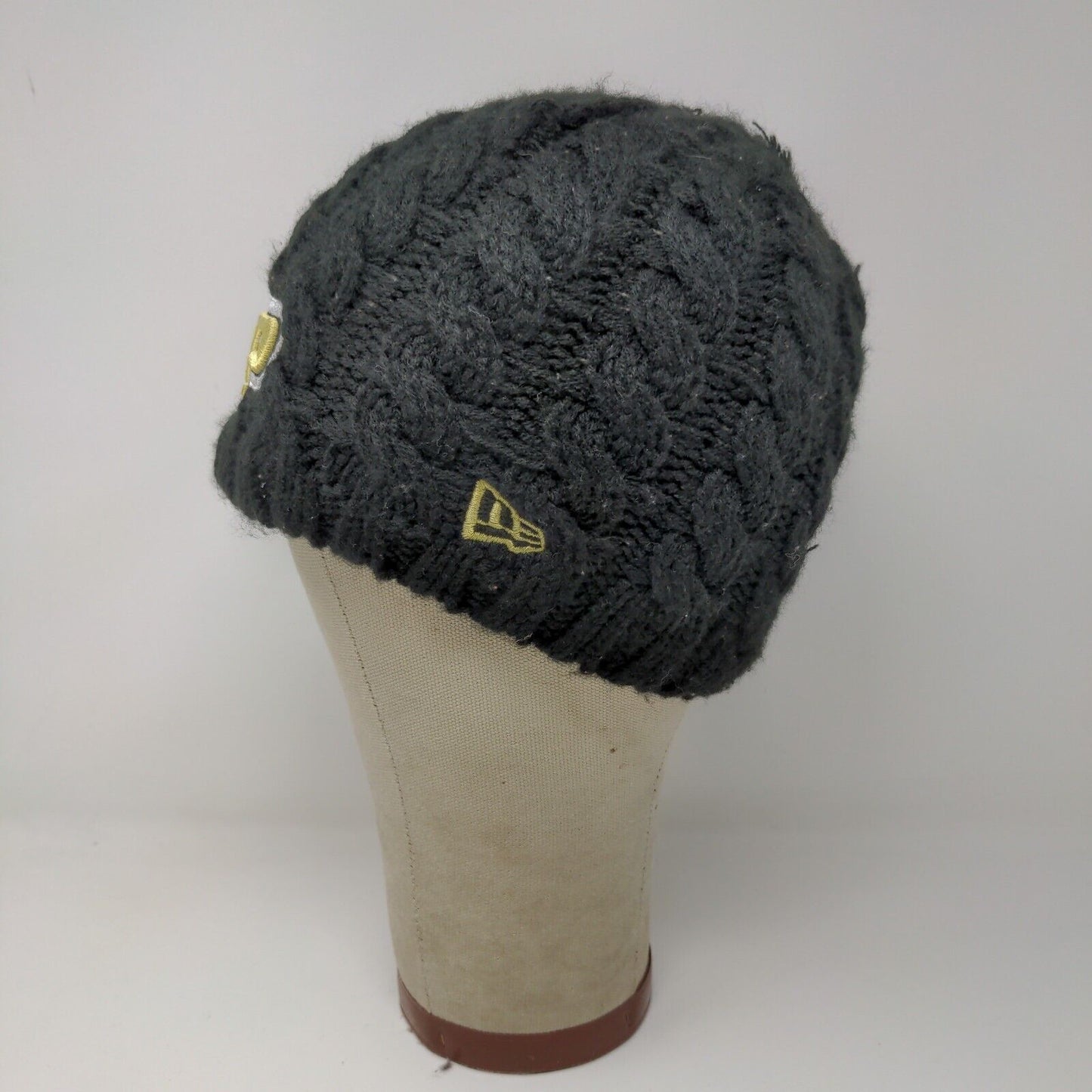 NCAA Purdue Black NEW ERA CAP HAT KNIT SKULL BEANIE WOMENS CABLE