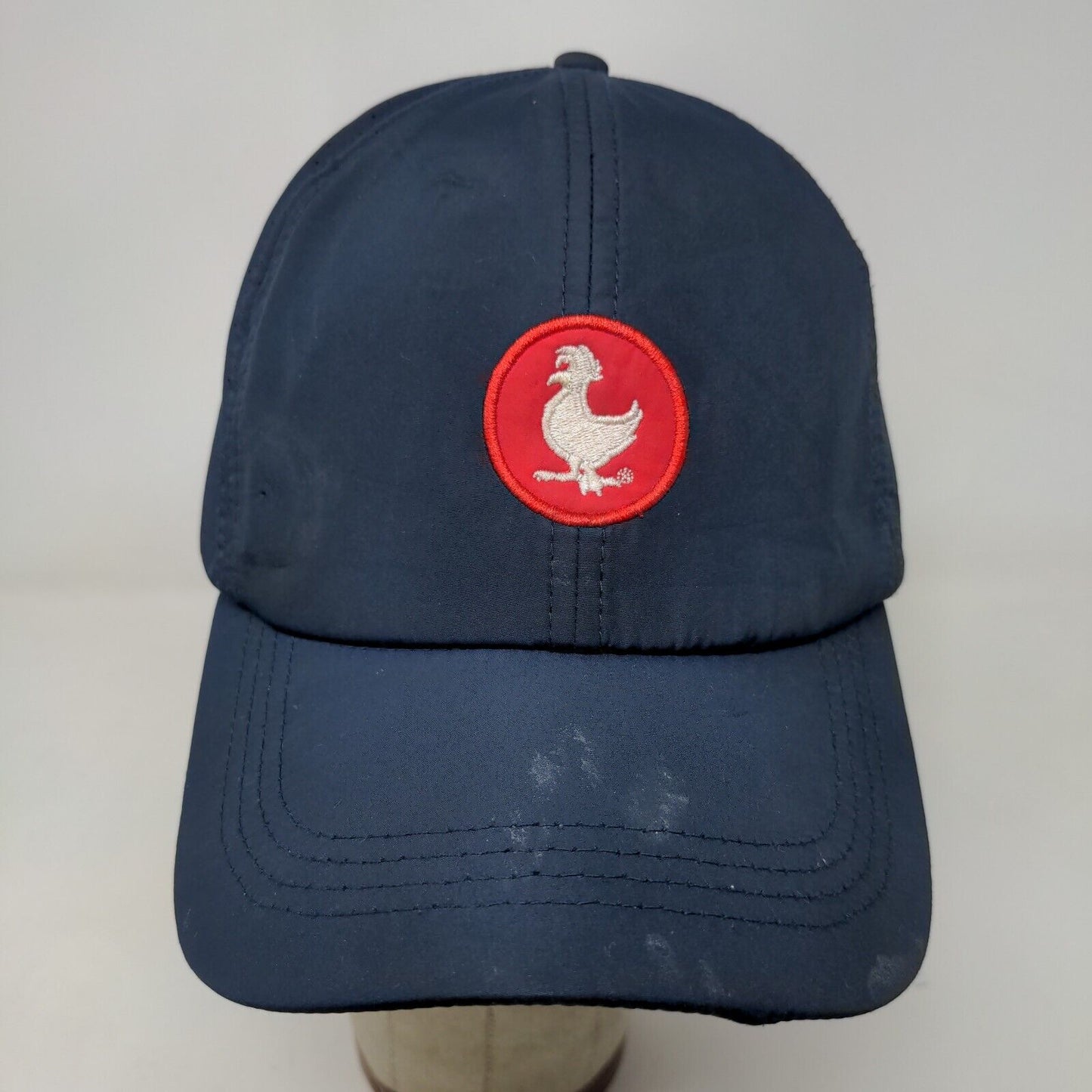 Zaxby's Men's Strapback Mesh Back Hat Blue Adjustable Distressed