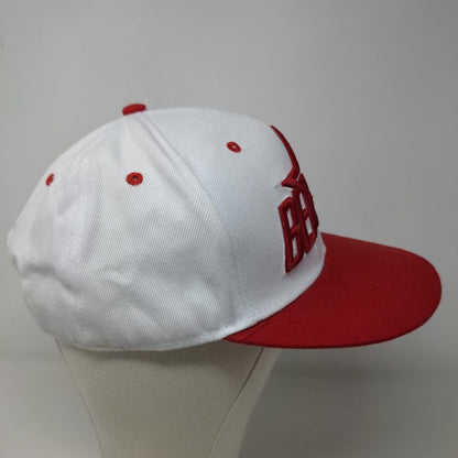 Deutschland Souvenirs Men's Snapback Hat Red White Adjustable Embroidered Logo