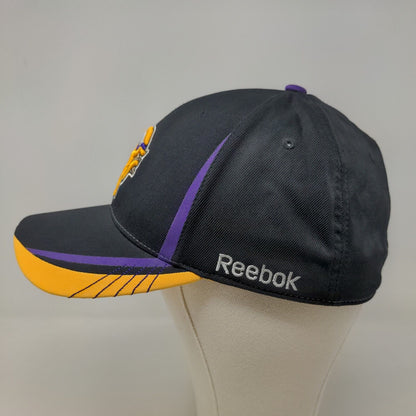 Reebok NFL OnField Men's Fitted Hat Black Size L/XL Minnesota Vikings Logo