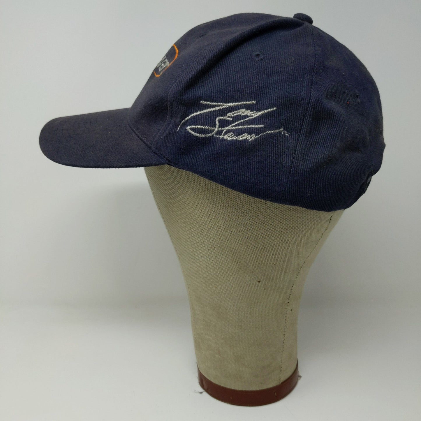 Tony Stewart Fan Club Snapback Hat W/ Vintage 1st Win 1999 Pin Blue