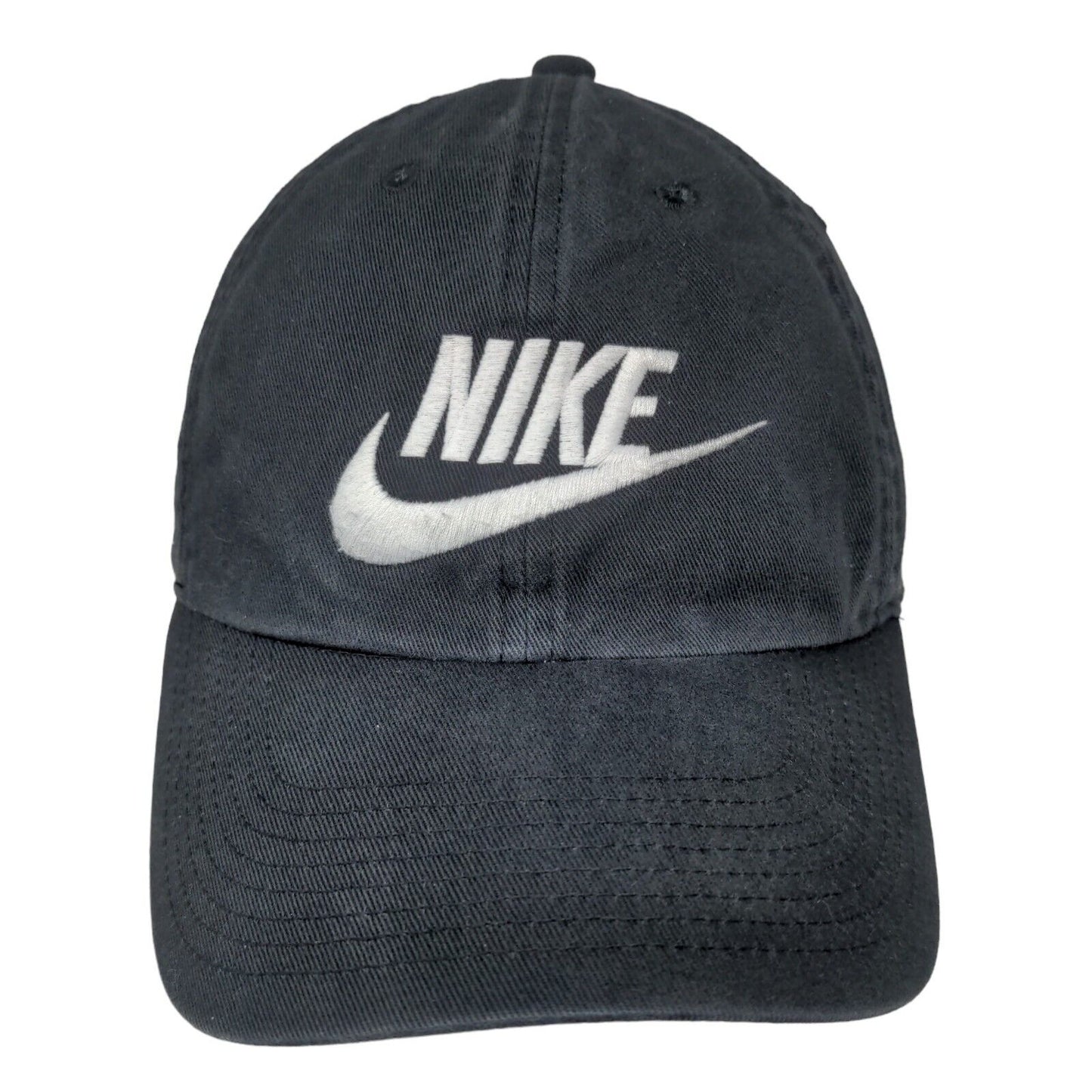 Nike S1ze Heritage86 Men's Slideback Hat Black Size OSFM Embroidered Logo