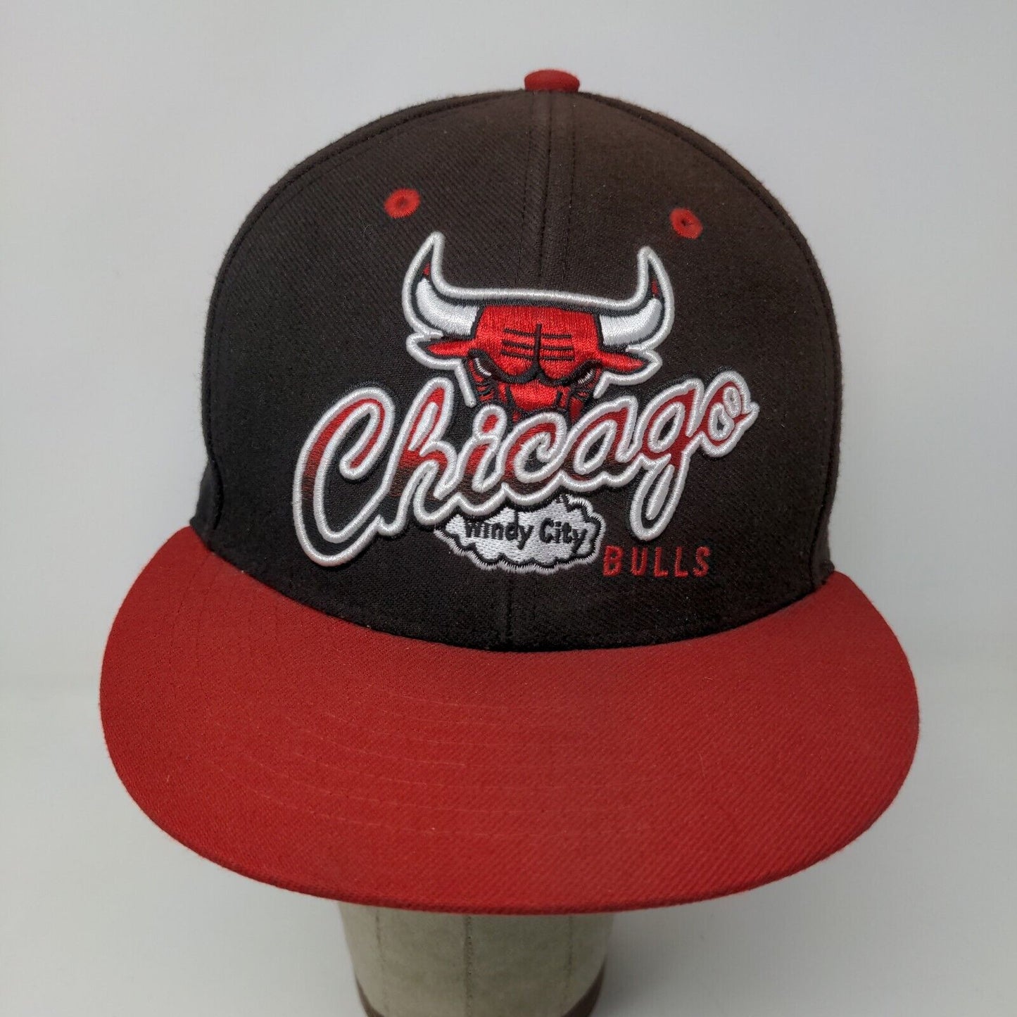 '47 Brand Chicago Bulls Snapback Hat Black Rack One Size Embroidered Logo