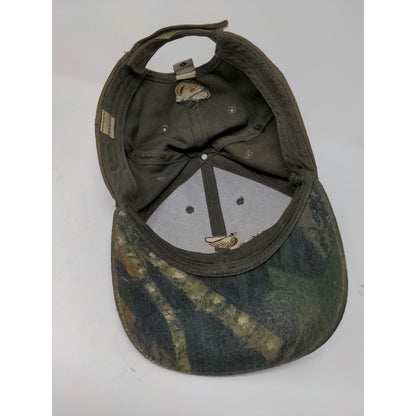 US Smokeless Tobacco Co Mossy Oak Camo Strapback Hat  Brown SEE DESC