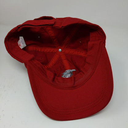 Disney Store Strapback Hat Red One Size Embroidered Mickey Mouse Bling