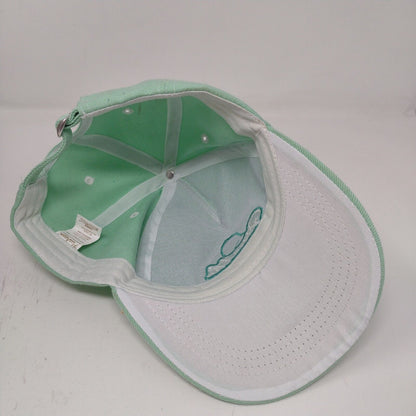 Pusheen Women's Slideback Hat Green Adjustable Embroidered Cat Logo Breathe