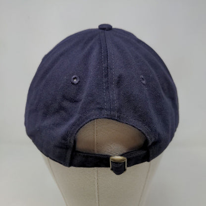 Unbranded Men's Slideback Hat Blue Adjustable Embroidered Winter Logo