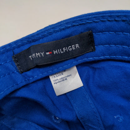 Tommy Hilfiger Men's Slideback Hat Blue OS Embroidered Big Logo 100% cotton