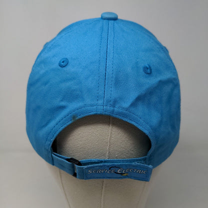 Melonwear Men's Strapback Hat Blue White Adjustable Embroidered Fester's Logo