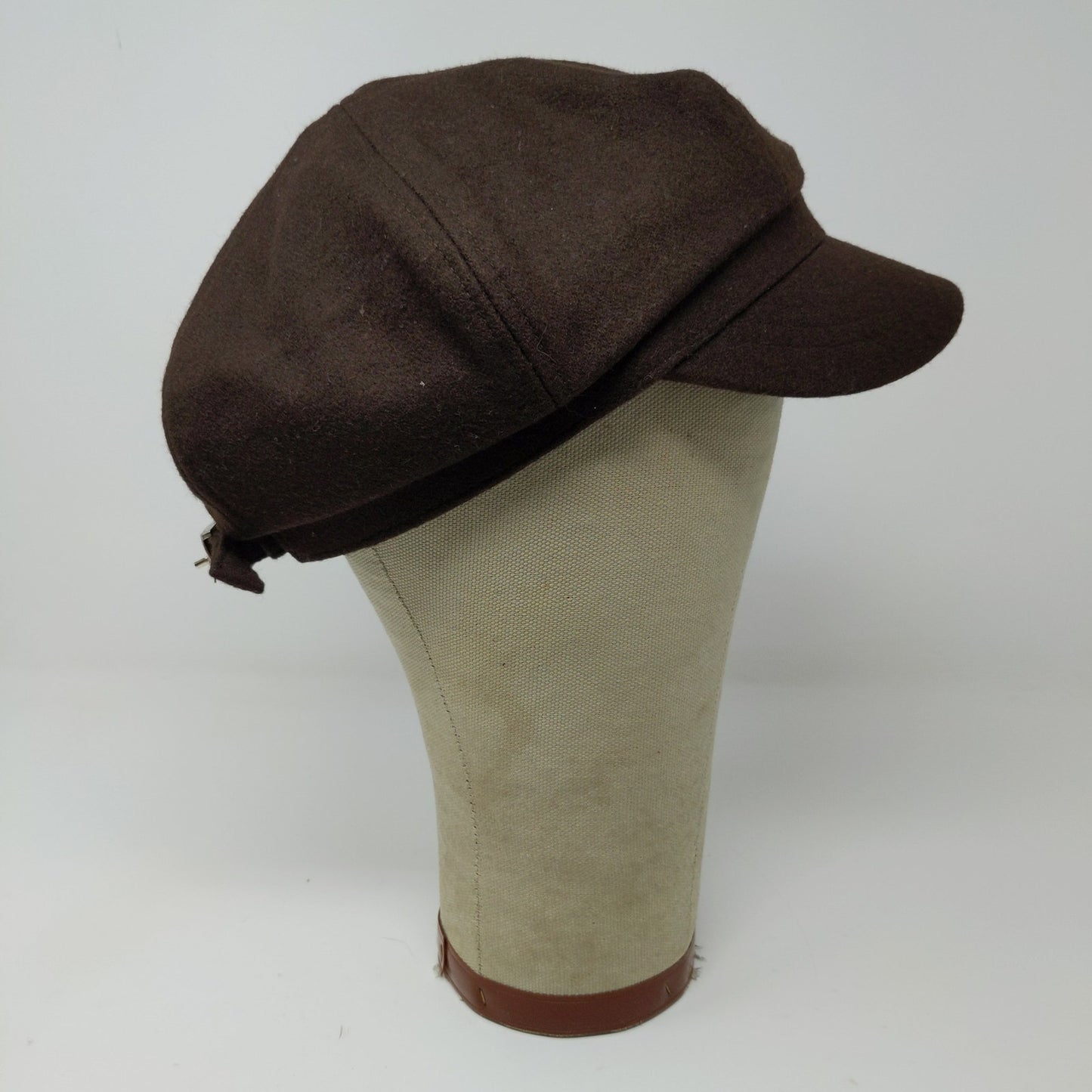 Setmar New York Womens Wool Blend Slideback Hat Brown Polyester Wool Blend